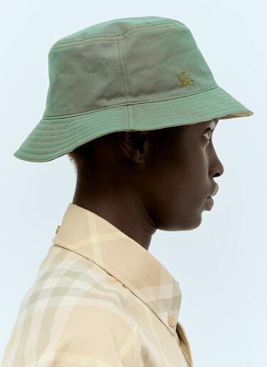 Burberry Reversible Bucket Hat Green bur0356001