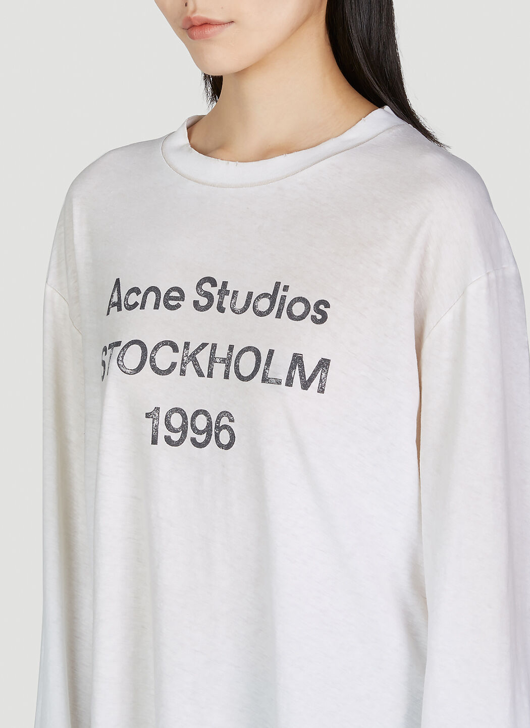 Acne Studios 1996 Print T-Shirt in White | LN-CC
