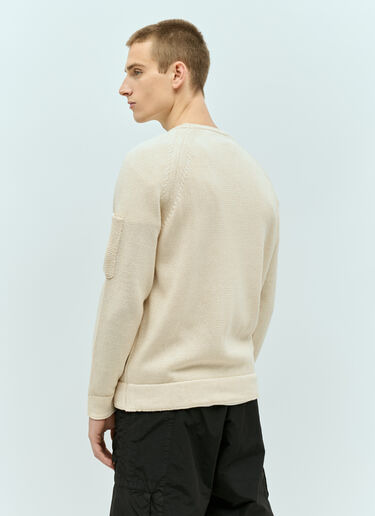 C.P. Company Compact Knit Sweater Cream pco0155002