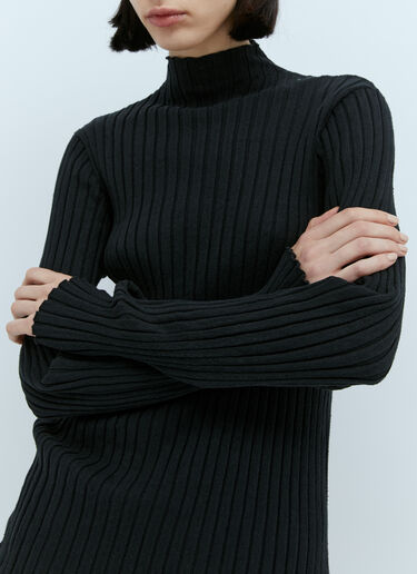 The Row Deidree Knit Top Black row0253022