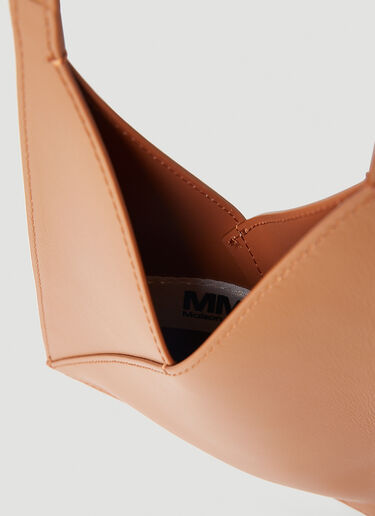 MM6 Maison Margiela アコーディオン ジャパニーズ ポーチショルダーバッグ キャメル mmm0251033