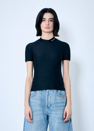 Alexander Wang Rashguard Top Black awg0259016