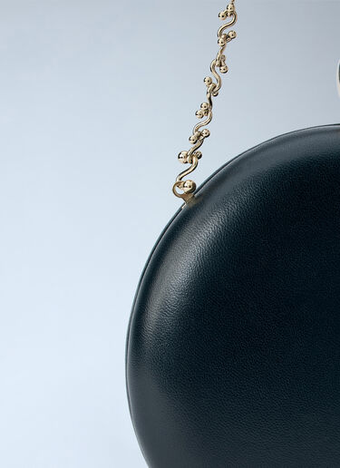 LN-CC® - Sportmax: Curved Clutch with Chain Strap - Black Sportmax Curved Clutch with Chain Strap Black spx0266213