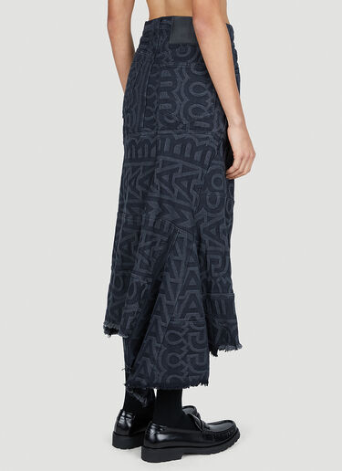 Marc Jacobs Monogram Denim Skirt Black mcj0251006