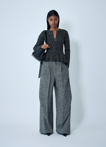 Kim Peplum Cardigan Max Mara Kim Peplum Cardigan Grey max0262001
