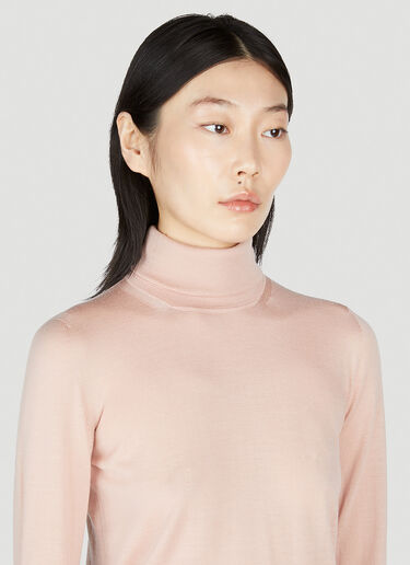 Max Mara Rollneck Sweater Pink max0253029