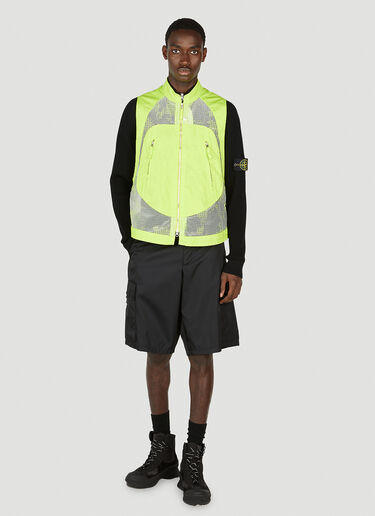 Devore Vest Stone Island Shadow Project Devore Vest Green shd0152018