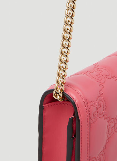 Gucci GG 마틀라세 체인 지갑 핑크 guc0253237