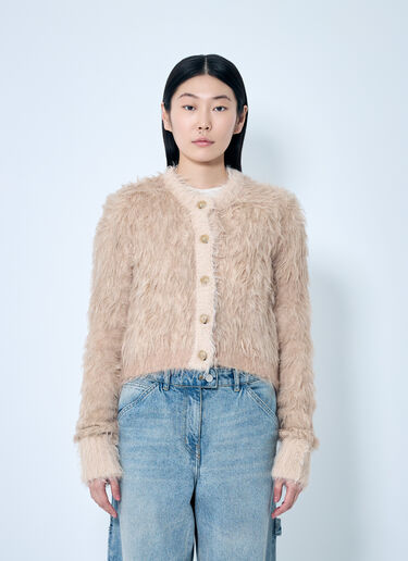 Acne Studios Textured Cardigan Beige acn0259026