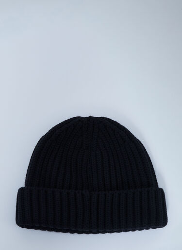 Logo Motif Beanie Hat Prada Logo Motif Beanie Hat Black pra0262122
