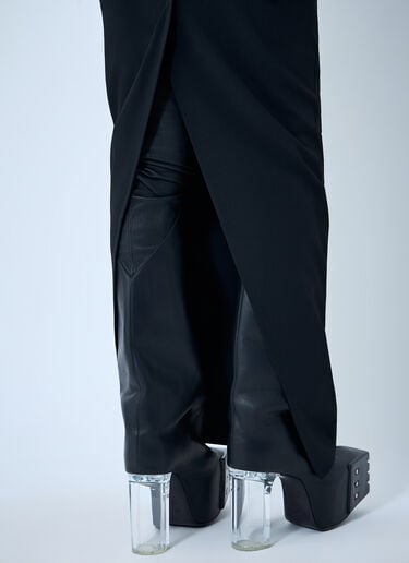 Rick Owens Spaghetti Strap Column Dress Black ric0263035