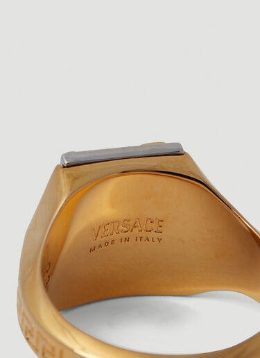 Versace V Greca Signature Ring Gold ver0150024