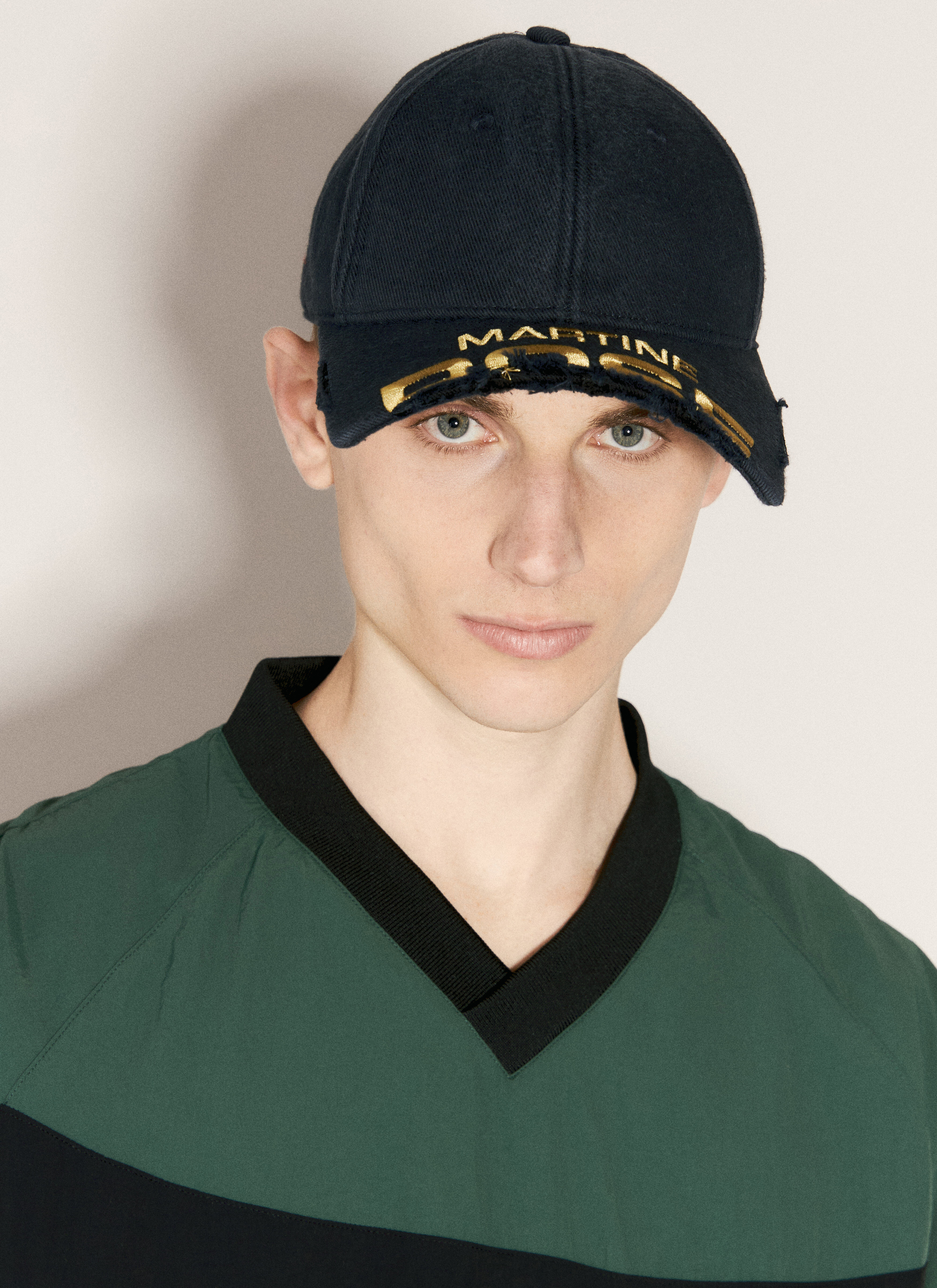 MARTINE ROSE CUT PEAK CAP-男女兼用 Martine Rose - Cut Peak Cap | HBX - Globally Curated Fashion