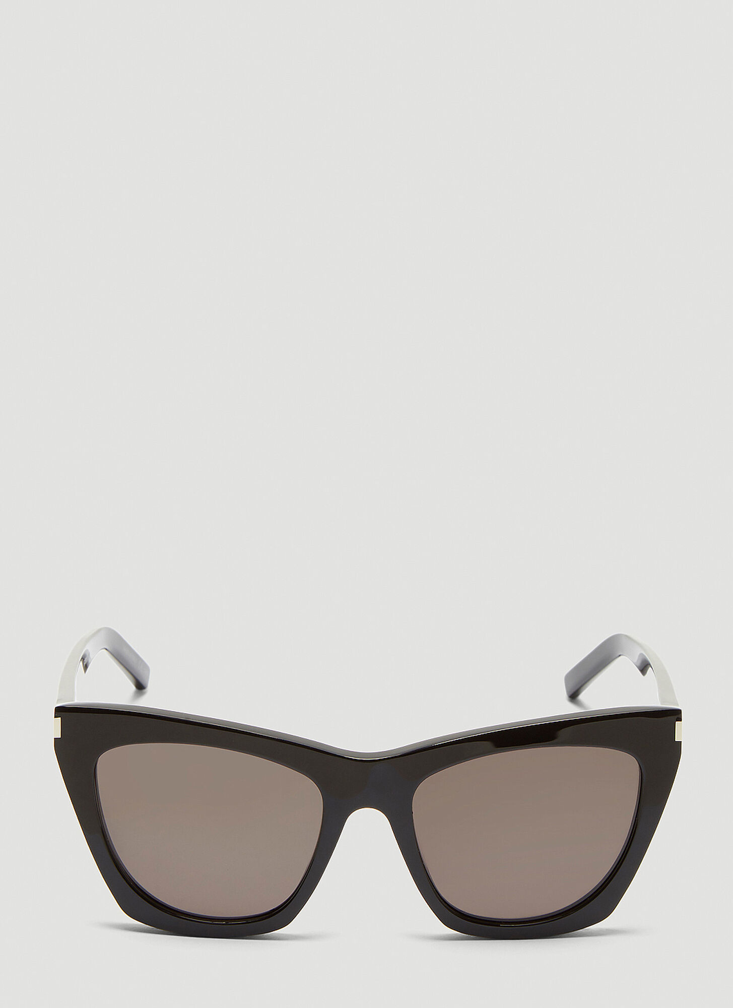 Shop Saint Laurent New Wave 214 Kate Sunglasses In Black