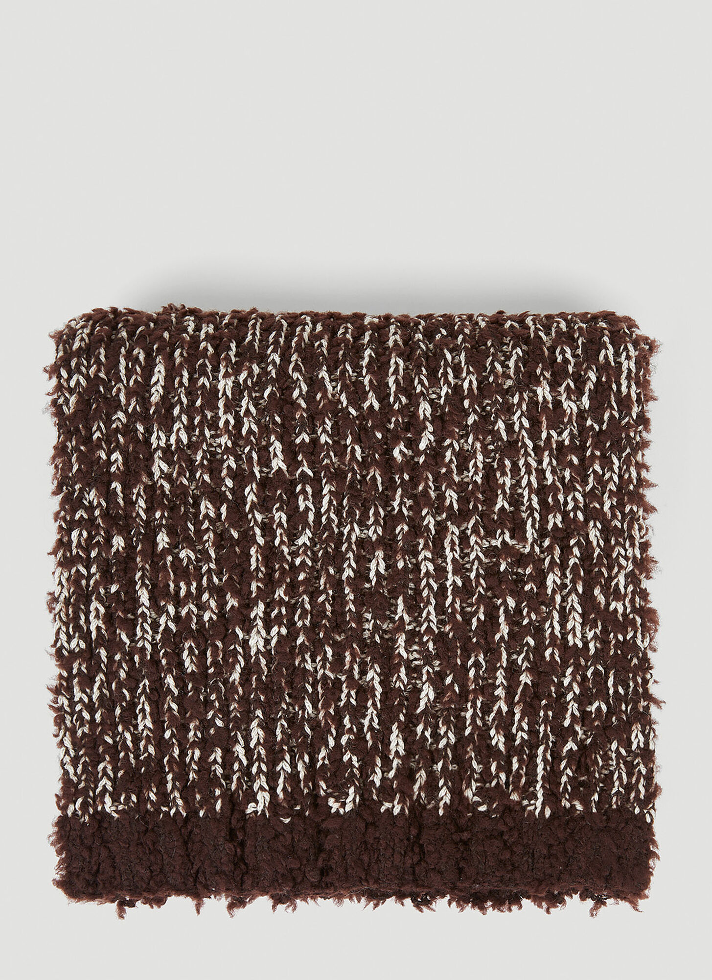 Shop Acne Studios Tufted Scarf In Brown