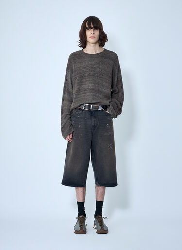 Our Legacy Capri Cut Shorts Black our0164041