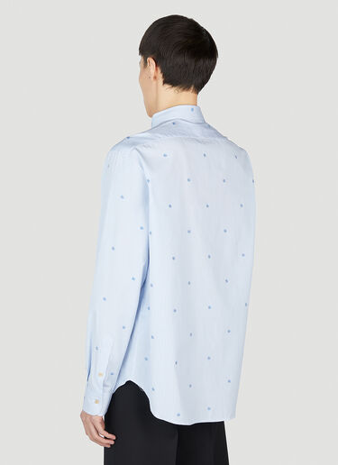 GG Embroidery Classic Shirt Gucci GG Embroidery Classic Shirt Light Blue guc0152070
