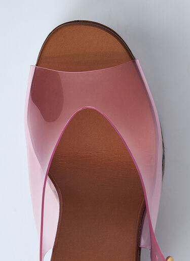 Chloé Maxime Wedge Sandals Pink chl0260017