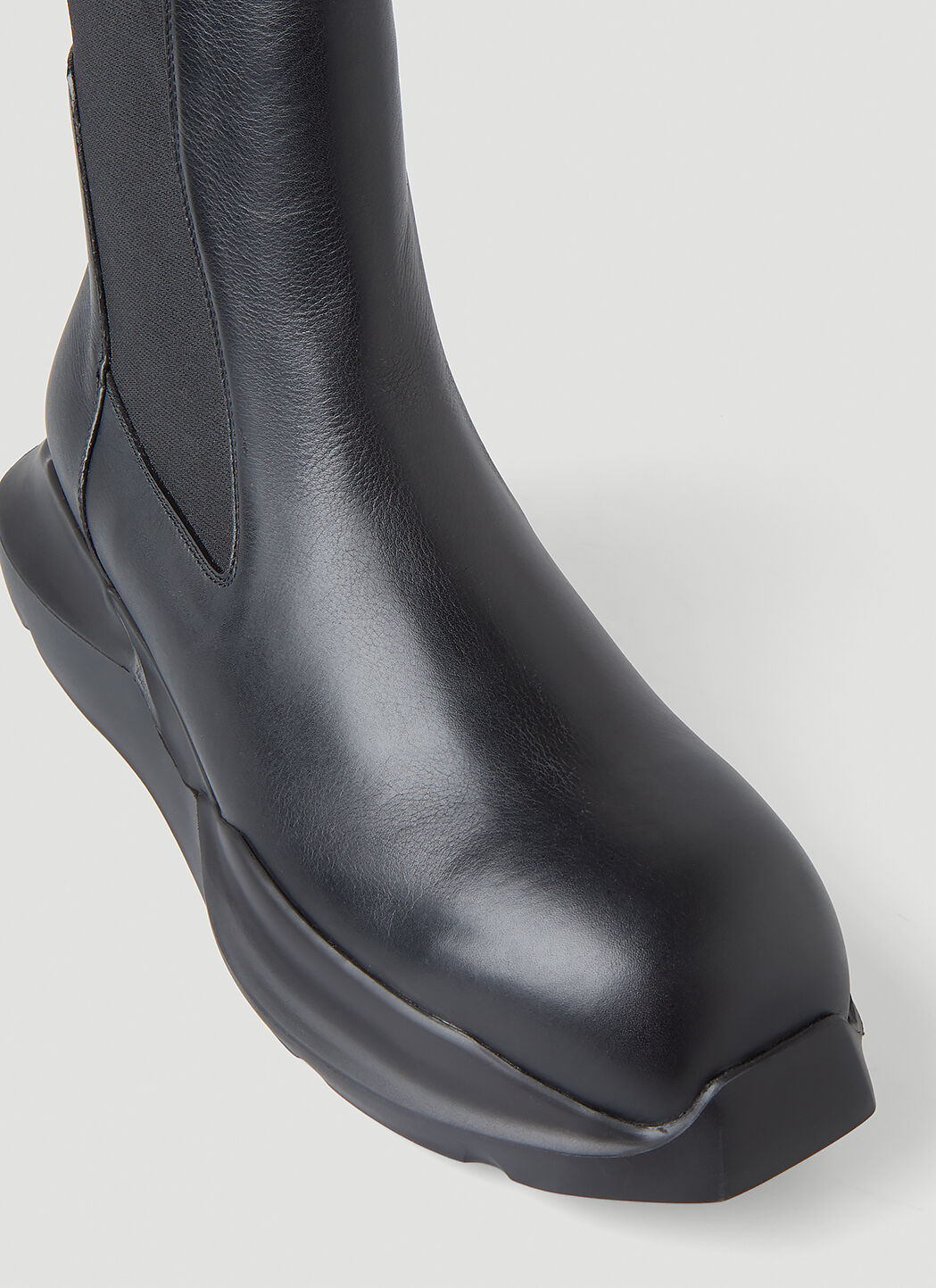 Rick Owens Geth Beatle Boots in Black | LN-CC