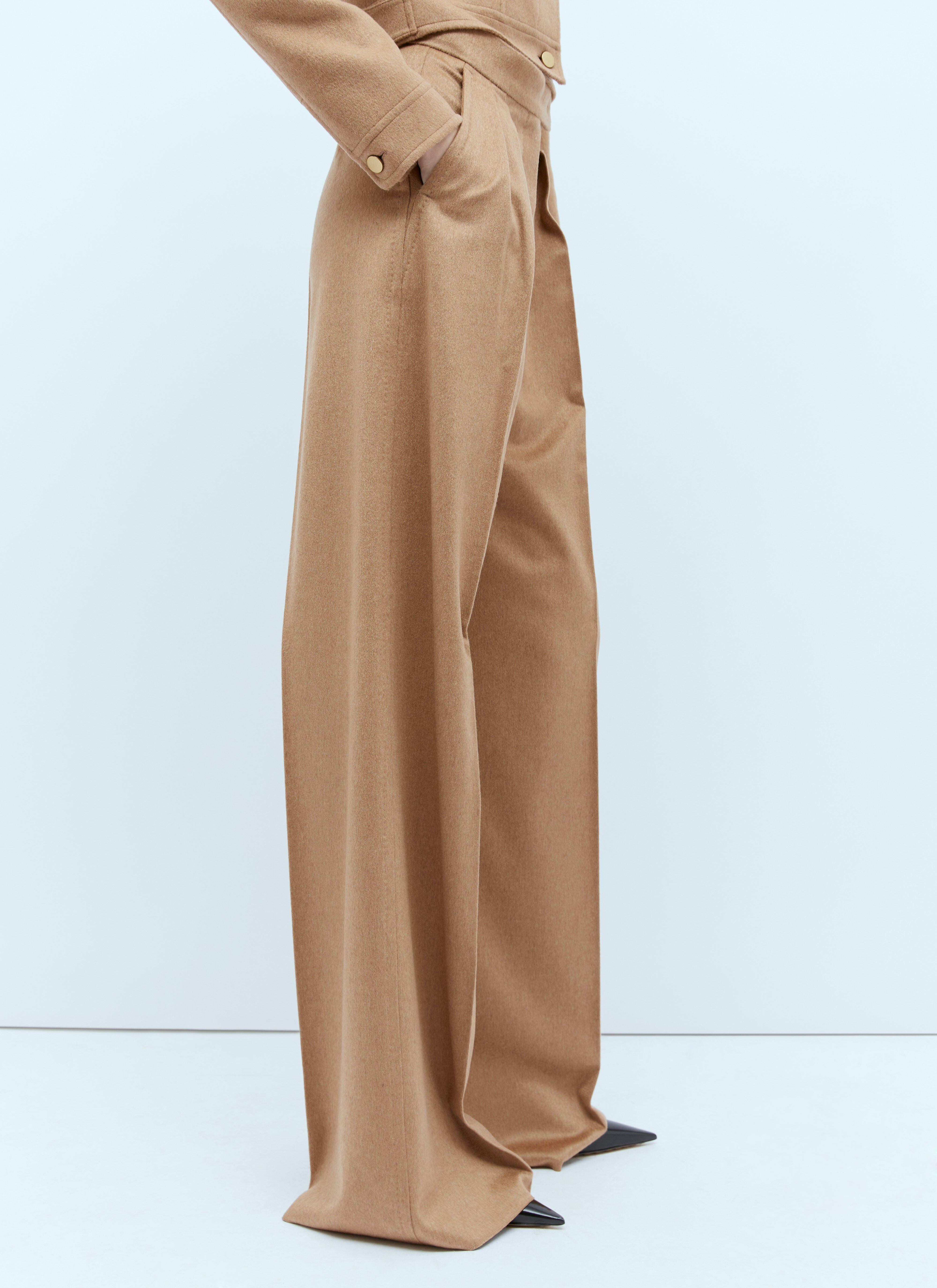 Max mara wide sales leg trousers