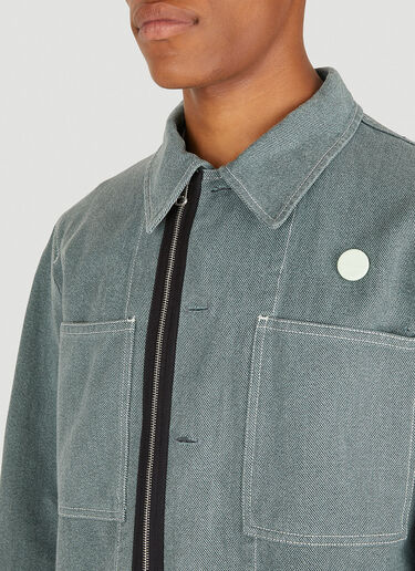 OAMC RE-WORK Swiss Army Shirt Blue omr0150002