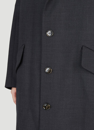 Oversized Long Coat MM6 Maison Margiela Oversized Long Coat Grey mmm0253001
