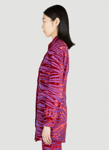 Gucci Animal 丝绒衬衫 紫色 guc0252077