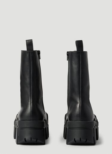 ブルドーザー レースアップアンクルブーツ Balenciaga ブルドーザー レースアップアンクルブーツ ブラック bal0253088