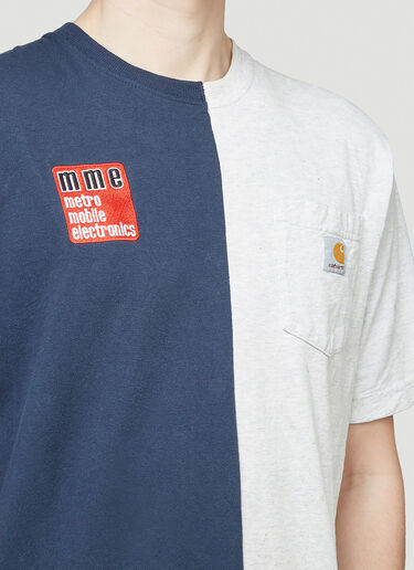 (Di)vision Reworked Carhartt Split T-Shirt Blue div0344007