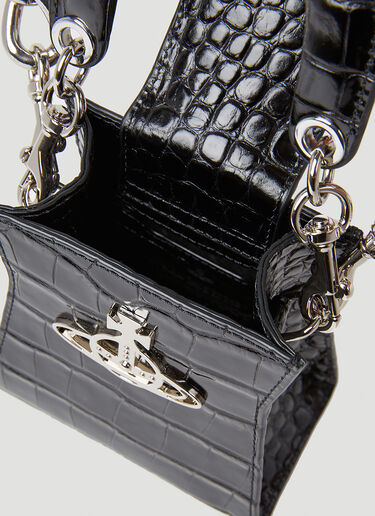 Vivienne Westwood 켈리 스몰 핸드백 블랙 vvw0253041