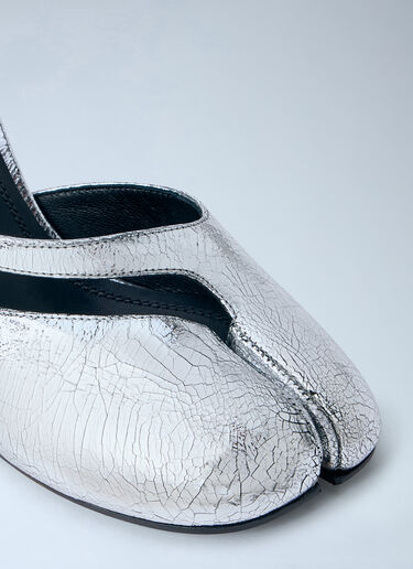 Maison Margiela Tabi Pump Sandals Silver mla0264013