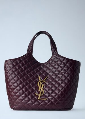 Saint Laurent Icare Maxi Handbag Burgundy sla0262050