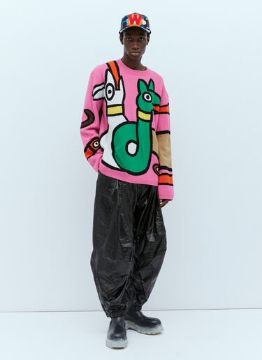 Walter Van Beirendonck 3057 斜纹布裤 黑色 wlt0154002
