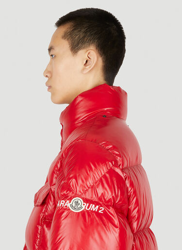 7 Moncler FRGMT Hiroshi Fujiwara Anthenium Hooded Jacket Red mfr0151003