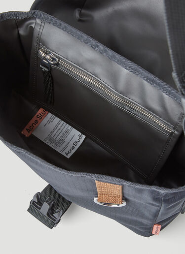 Acne Studios Messenger Midi Crossbody Bag Black acn0148046