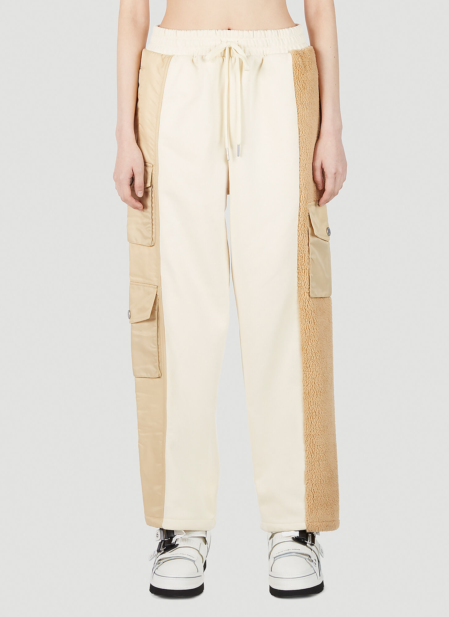 Ugg X Feng Chen Wang Contrast Panel Track Pants In Cream
