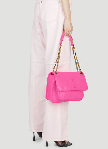 Saint Laurent Niki Shoulder Bag Pink sla0251213