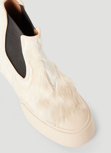 Pablo Hairy Chelsea Boots Marni Pablo Hairy Chelsea Boots White mni0253050
