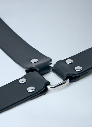 Vivienne Westwood Chain-Detail Leather Harness Black vvw0263047