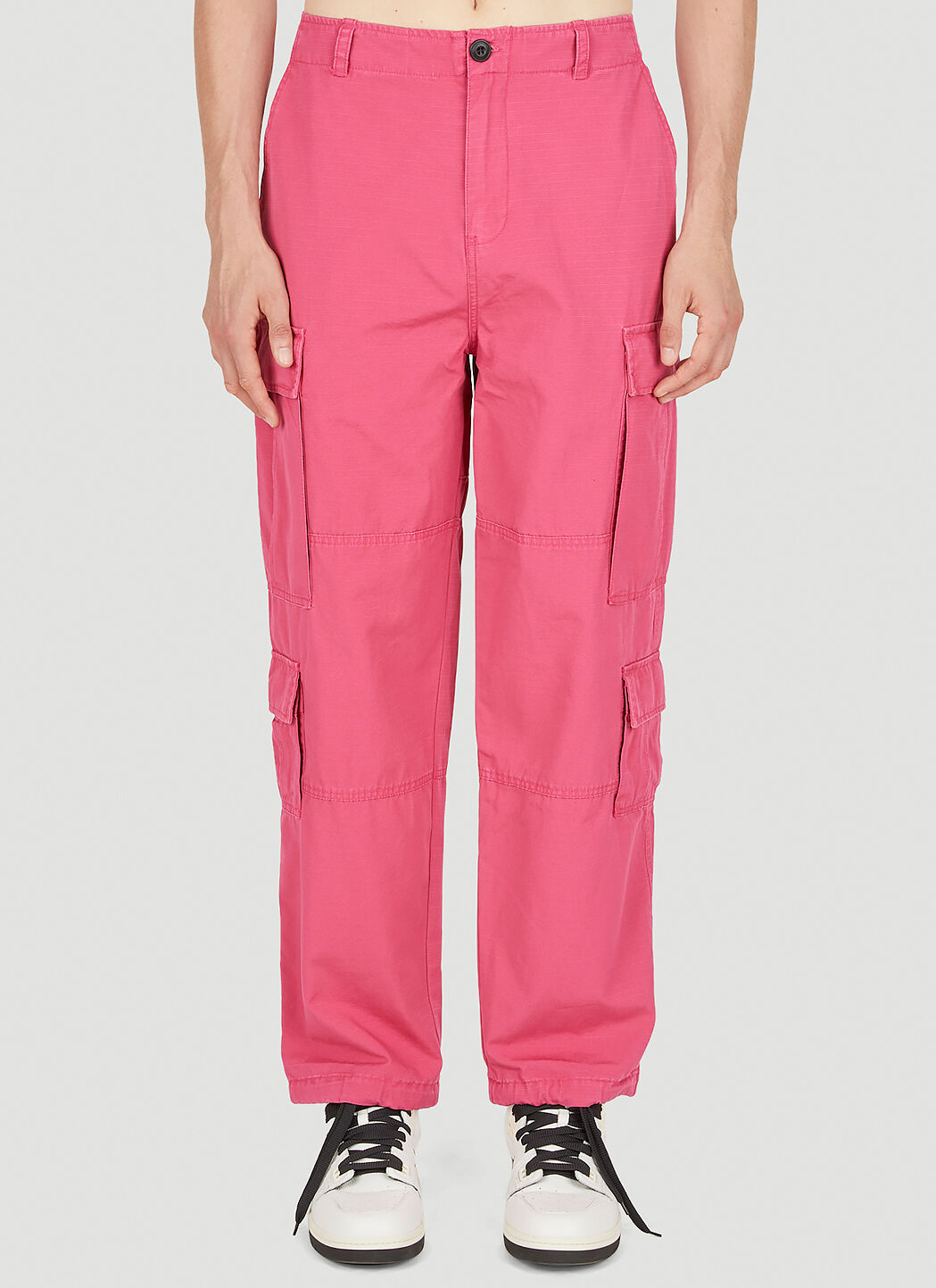 Mens pink deals cargo pants