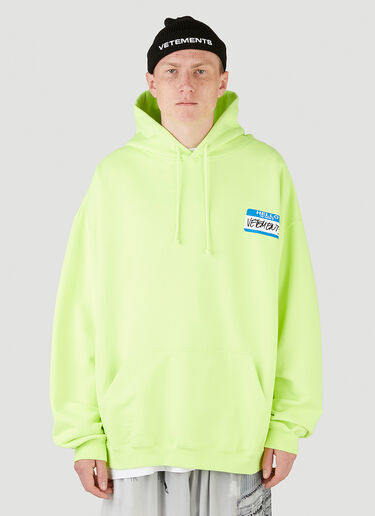 Vetements My Name Is 运动衫 黄 vet0146014
