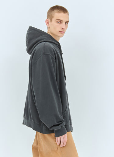 Maison Margiela Hooded Sweatshirt Black mla0158004