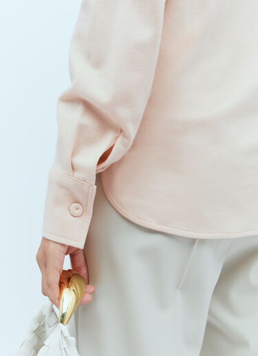 울 셔츠 Max Mara 울 셔츠 핑크 max0254072