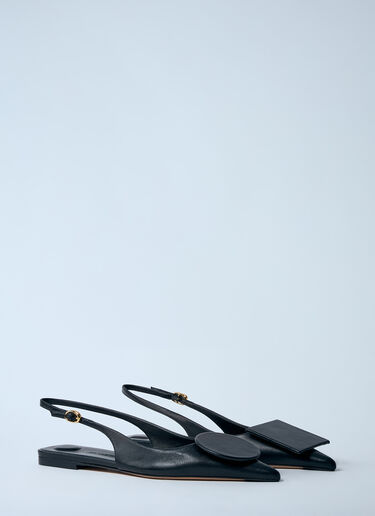 Jacquemus 레 슬링백 듀엘로 펌프스  블랙 jac0260075