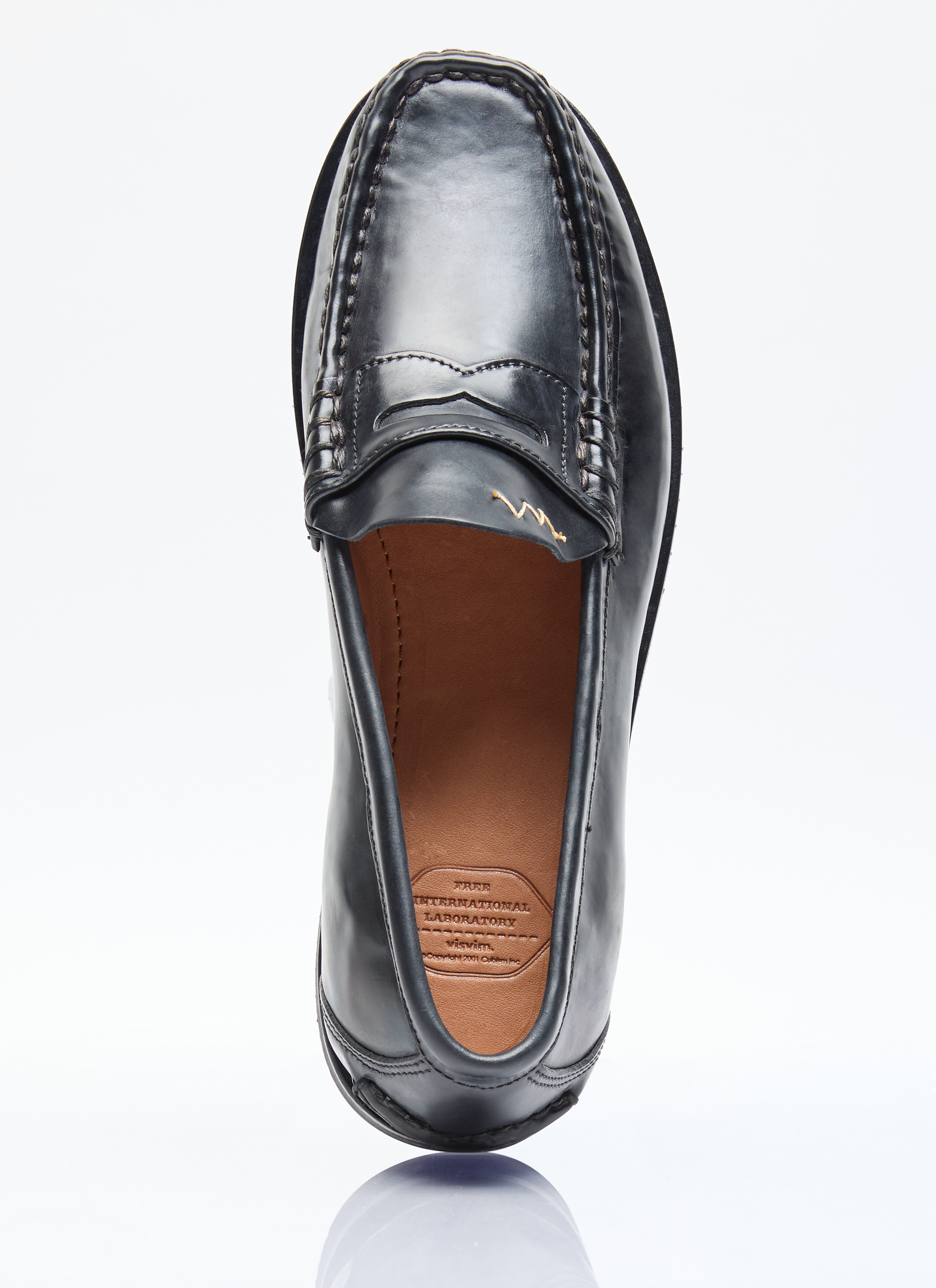 Visvim Men's' Fabro-Folk Loafers in Black | LN-CC®