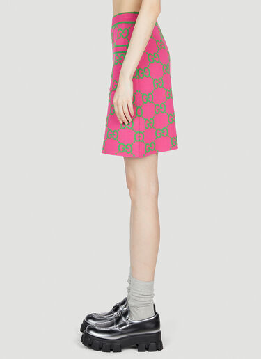 Gucci GG Knit Skirt Pink guc0253018