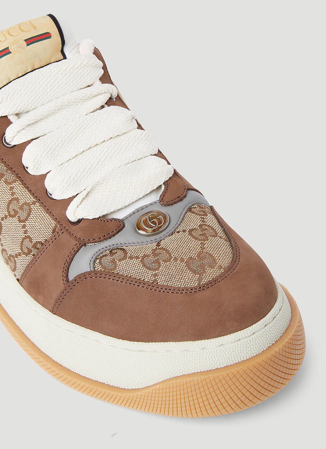 Gucci Men s Screener GG Sneakers in Brown LN CC