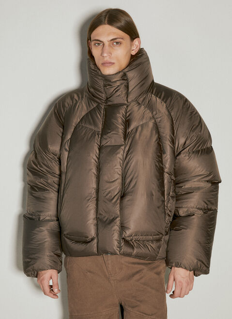 Entire Studios UVR Puffer Down Jacket Grey ent0353008