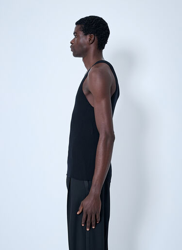 Saint Laurent Knit Tank Top Black sla0160002