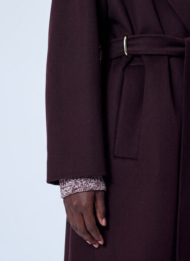 LN-CC® - Sportmax: Olmo Wool Coat - Brown Sportmax Olmo Wool Coat Brown spx0266005